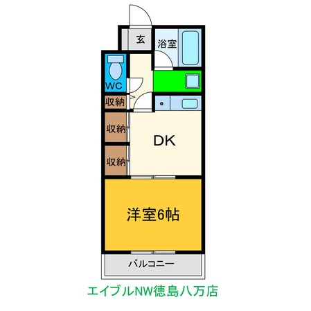 サザンコート住吉の物件間取画像